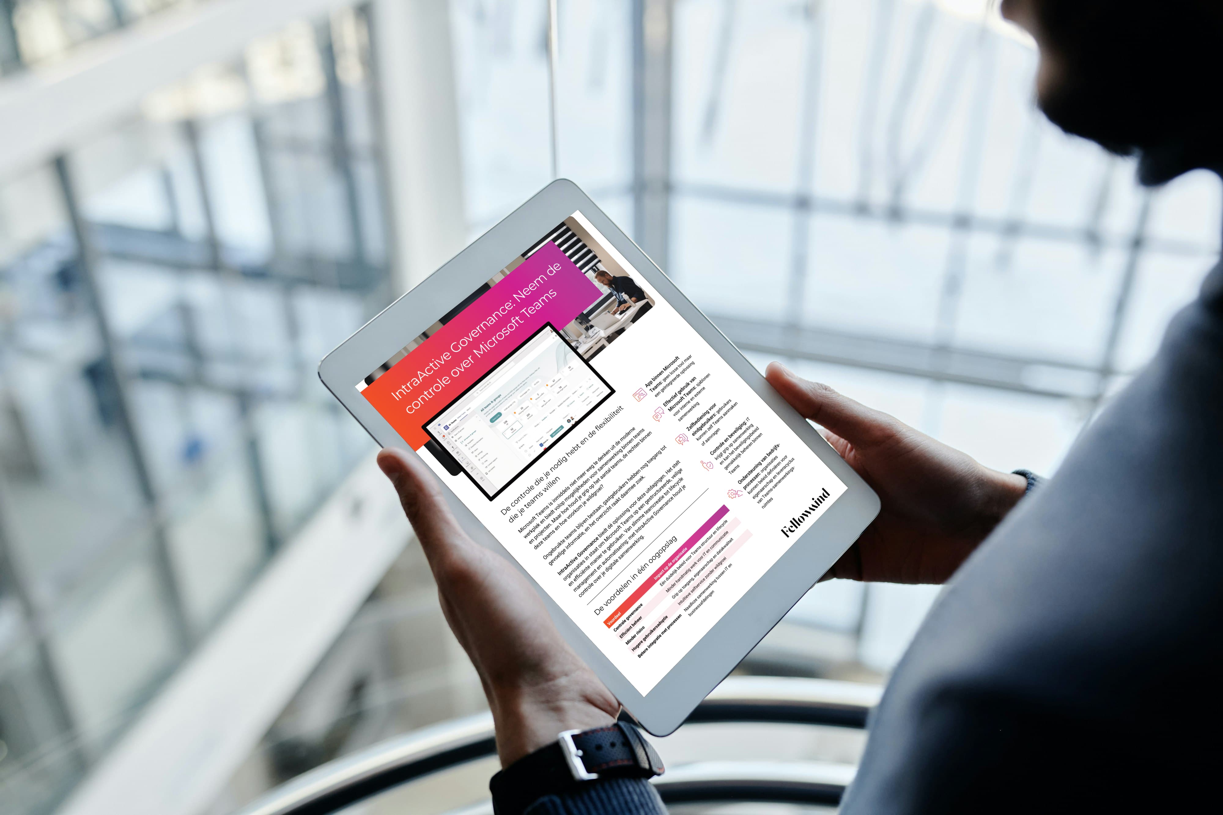 Factsheet IntraActive Governance: Neem de controle over Microsoft Teams