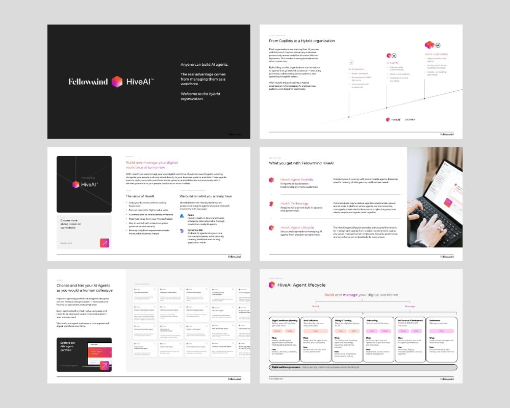 HiveAI brochure pages