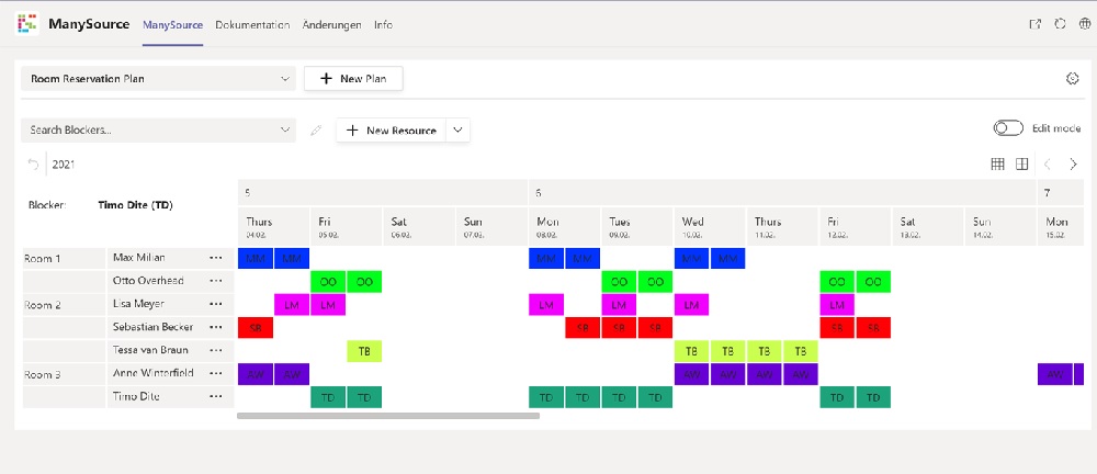 Ressourcenplanung in Microsoft Teams mit Custom Apps